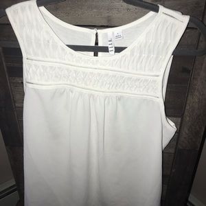 Women’s Elle White Tank Top Size L